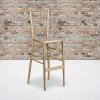 Flash Furniture 2 Pack HERCULES Series Gold Wood Chiavari Barstool(Set of 1)