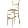 Flash Furniture 2 Pack HERCULES Series Gold Wood Chiavari Barstool(Set of 2)