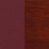 Flash Furniture Darby Series Slat Back Walnut Wood Restaurant Barstool – Black Vinyl Seat(Burgundy Vinyl Seat/Mahogany Wood Frame)