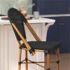 Flash Furniture SDA-AD642107-BS-BK-NAT-GG Black French Cafe Stool
