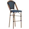 Flash Furniture SDA-AD642001-BS-NVYWH-NAT-GG 30″ Navy/White French Stool