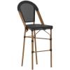 Flash Furniture SDA-AD642107-BS-BK-NAT-GG Black French Cafe Stool