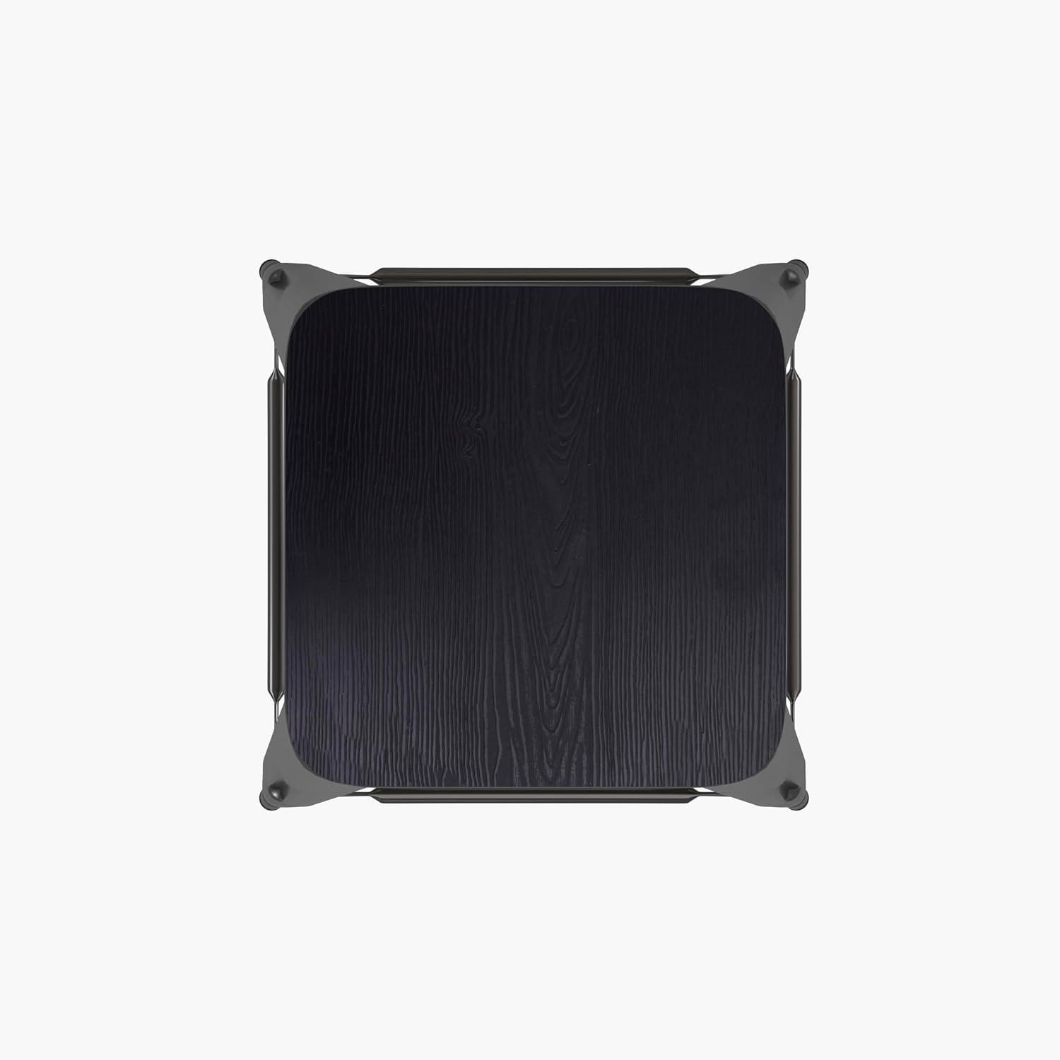 image:imageFlash Furniture Cierra 4 Pack Commercial Indoor Counter Height Stools Silver Galvanized Steel Frame Gray AllWeather Poly Resin Seat 24 High BacklessBlack Resin Wood SeatBlack Frame