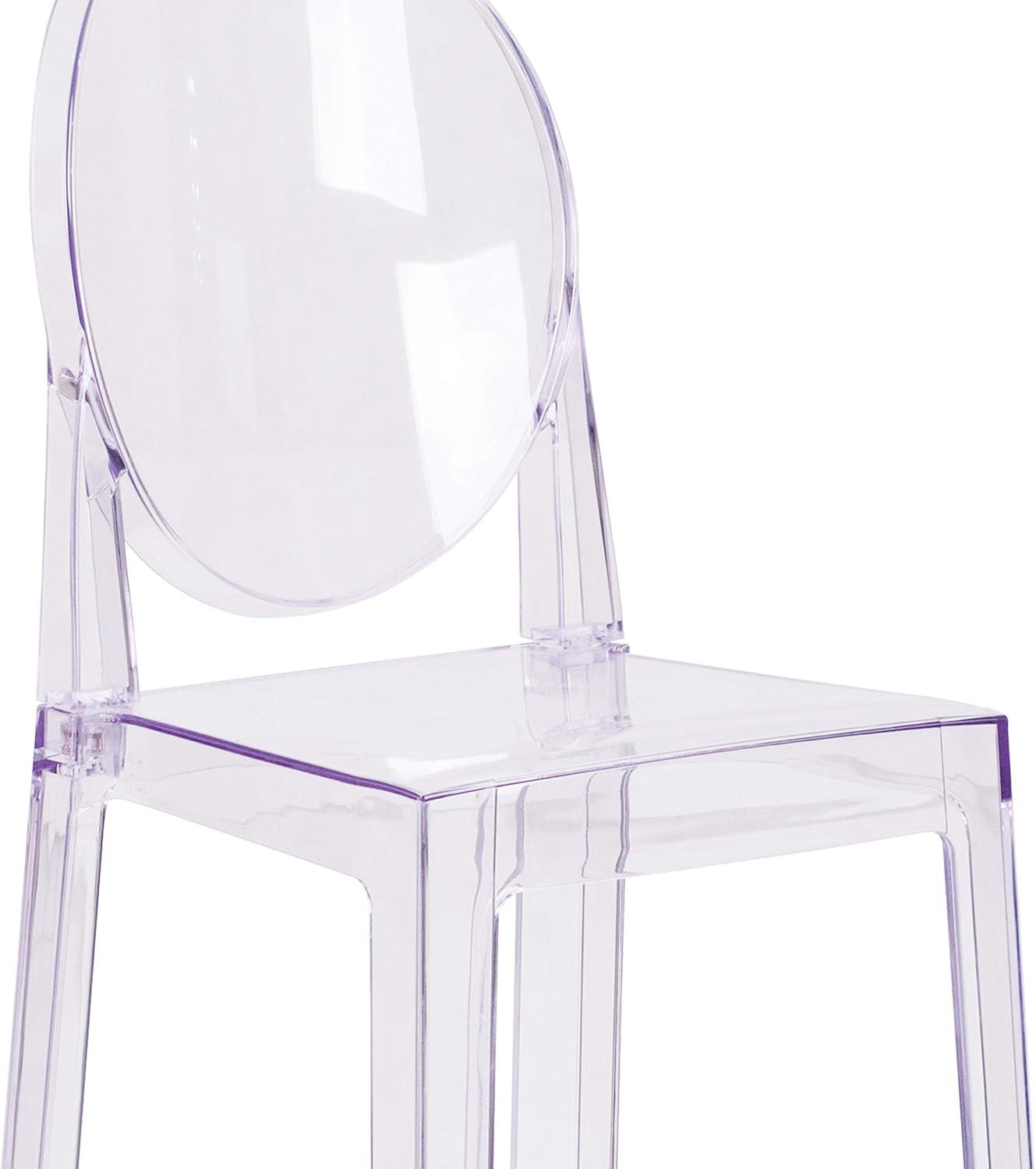 image:imageFlash Furniture Ghost Barstool with Oval Back in Transparent Crystal1 Pack