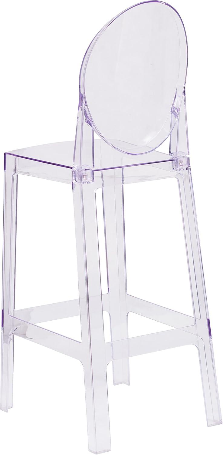 image:imageFlash Furniture Ghost Barstool with Oval Back in Transparent Crystal1 Pack