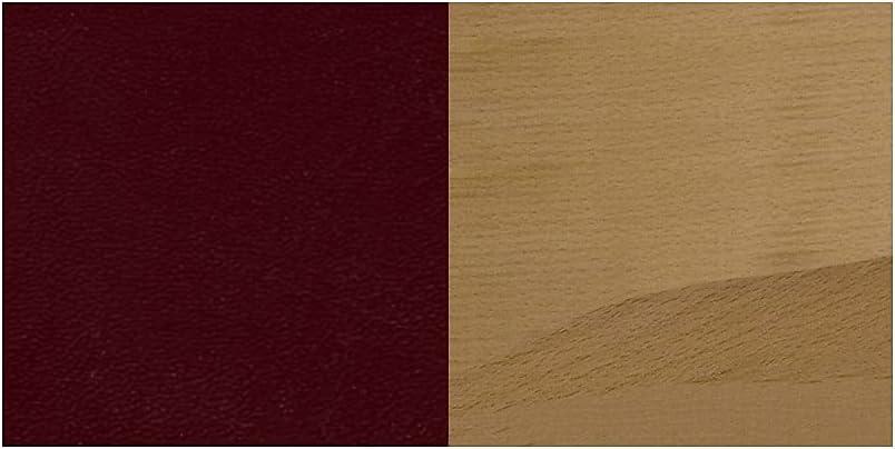 image:imageFlash Furniture HERCULES Series Ladder Back Natural Wood Restaurant Barstool Burgundy Vinyl Seat