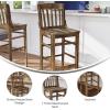 Flash Furniture HERCULES Series School House Back Walnut Wood Restaurant Barstool(Antique Copper)