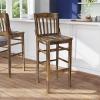 Flash Furniture HERCULES Series School House Back Walnut Wood Restaurant Barstool(Antique Copper)