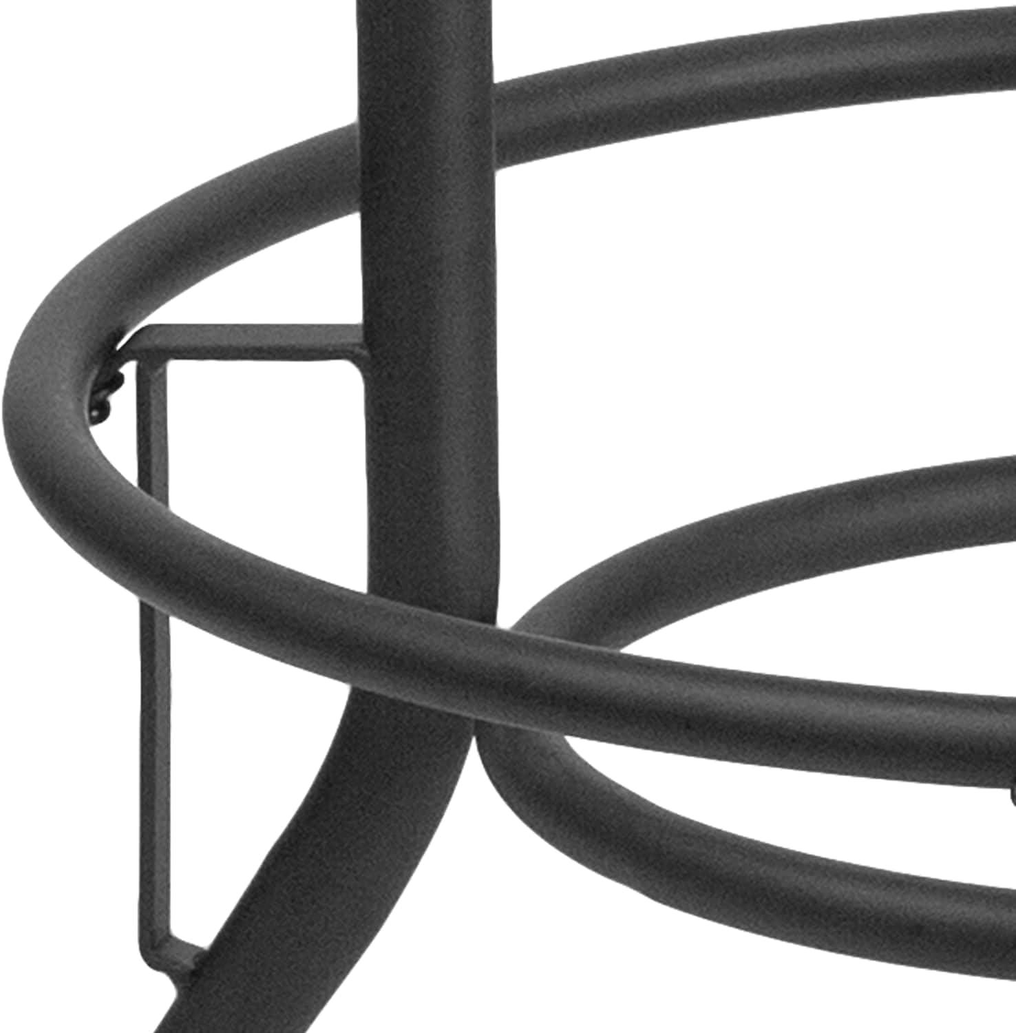 image:imageFlash Furniture Carrington 30 Barstool with Swivel Lift Black LeatherSoft SeatSet of 1