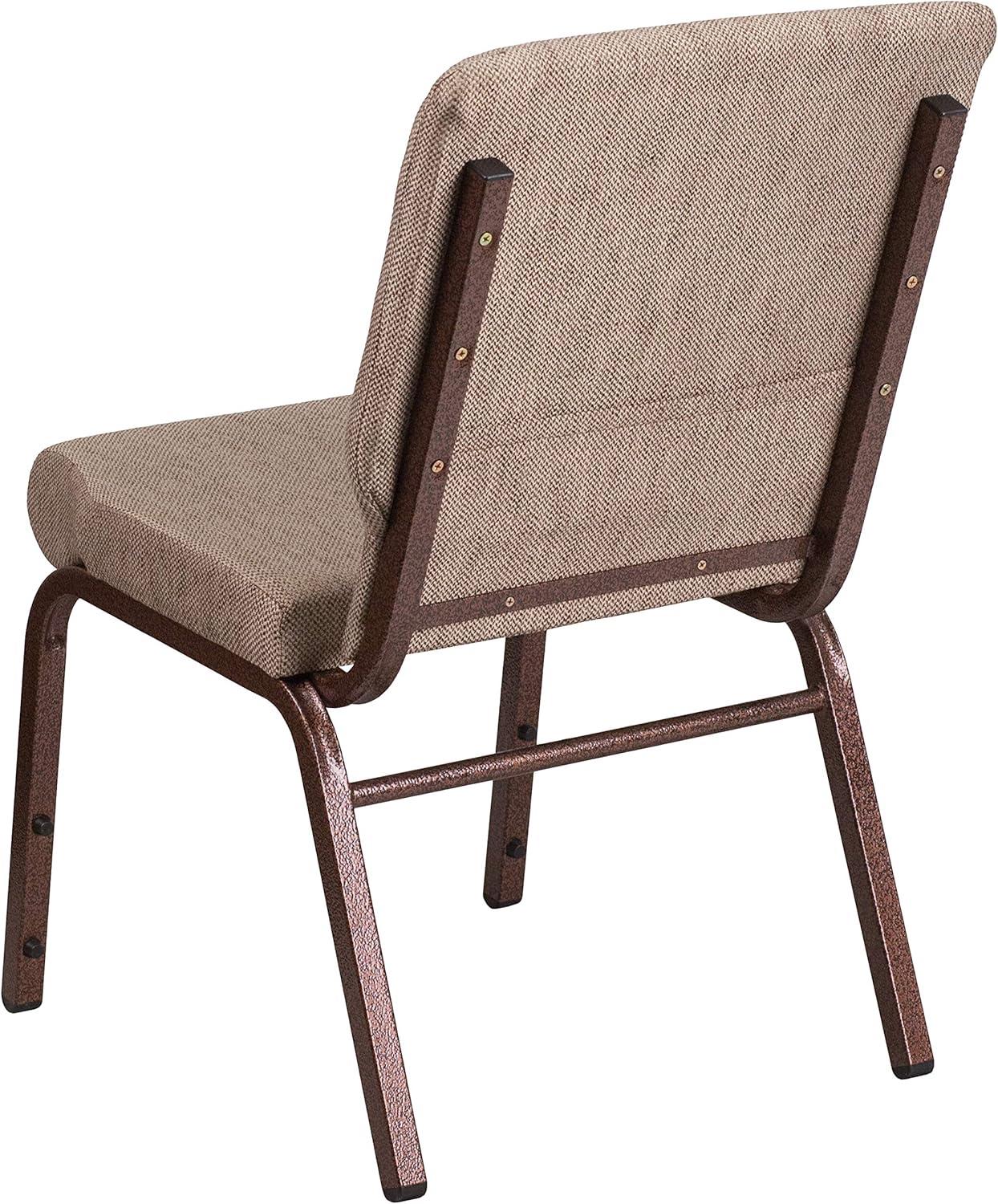 image:imageFlash Furniture HERCULES Series 185W Stacking Church Chair in Black Patterned Fabric Silver Vein Frame 25D x 1925W x 3325HBeige FabricCopper Vein Frame