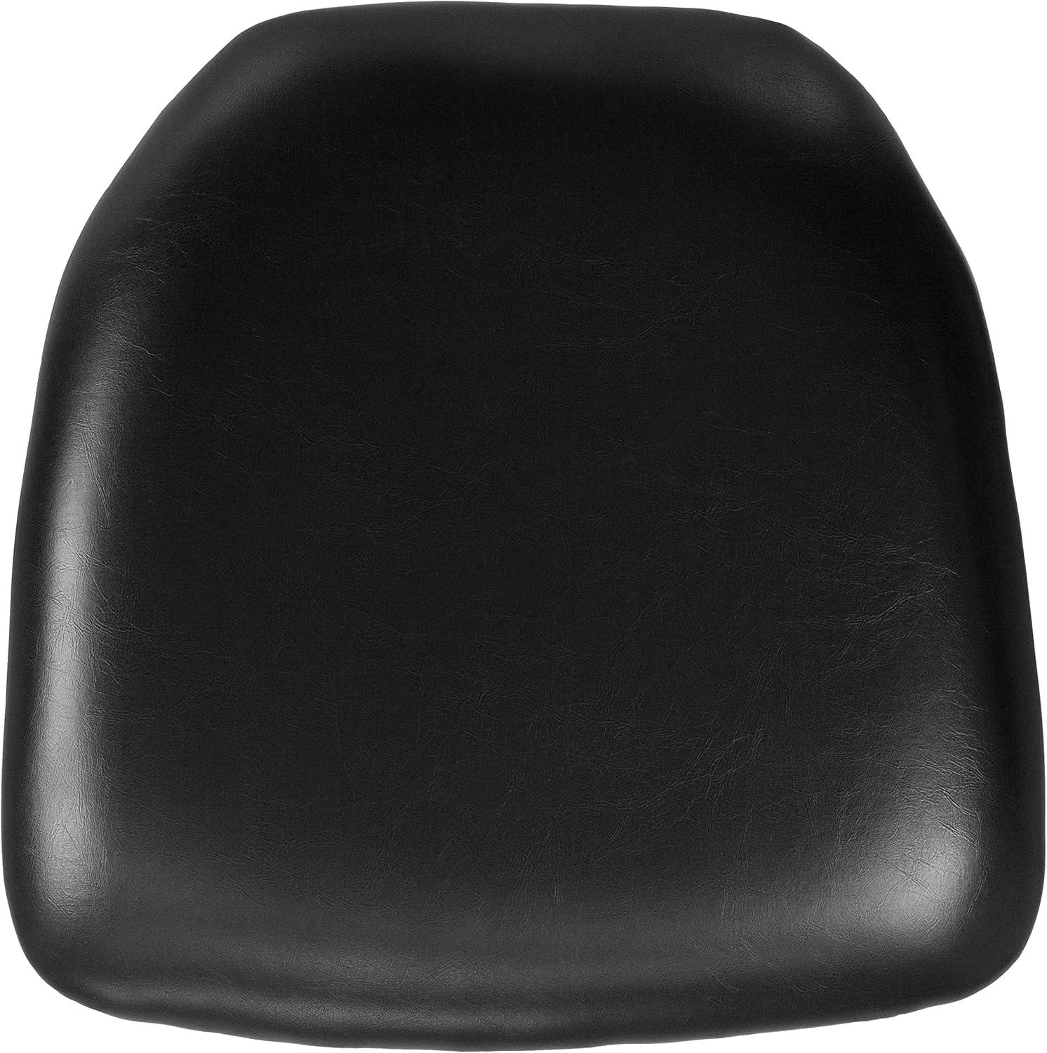 image:imageFlash Furniture Hard Gold Vinyl Chiavari Chair CushionBlack Vinyl