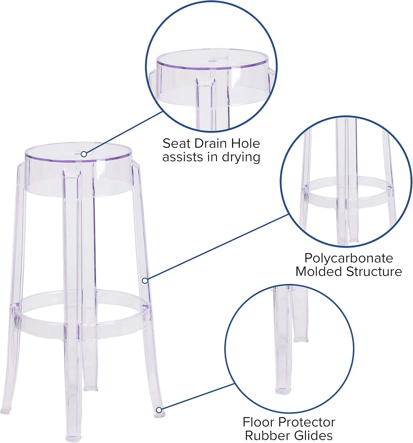 image:imageFlash Furniture Laney 2975 High Transparent Barstool