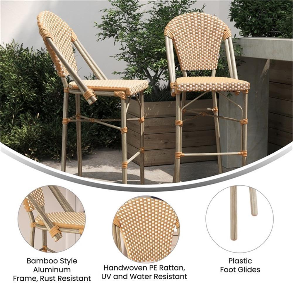 image:imageFlash Furniture SDAAD642001FBSNATWHLTNATGG 30 NATWhite French Stool