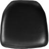 Flash Furniture Hard Gold Vinyl Chiavari Chair Cushion(Black Vinyl)