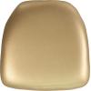 Flash Furniture Hard Gold Vinyl Chiavari Chair Cushion(Gold Vinyl)
