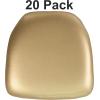 Flash Furniture Hard Gold Vinyl Chiavari Chair Cushion(Gold Vinyl)