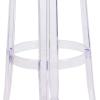 Flash Furniture Laney 29.75” High Transparent Barstool