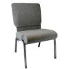 Flash Furniture Advantage Padded Church Chair with Card Pocket, Commercial Upholstered Banquet Chair with Ganging Devices