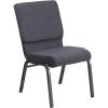Dark Gray Fabric/Silver Vein Frame