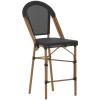 Flash Furniture SDA-AD642107-CS-BK-NAT-GG Black French Cafe Stool
