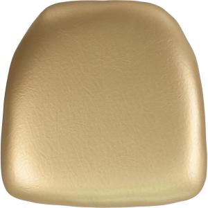 Flash Furniture Hard Gold Vinyl Chiavari Chair Cushion(Gold Vinyl)