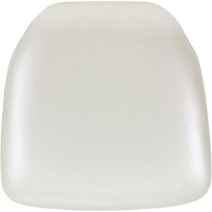 Flash Furniture Hard Gold Vinyl Chiavari Chair Cushion(Ivory Vinyl)