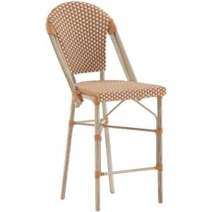 Flash Furniture SDA-AD642001-F-CS-NATWH-LTNAT-GG 26″ NAT/White French Stool
