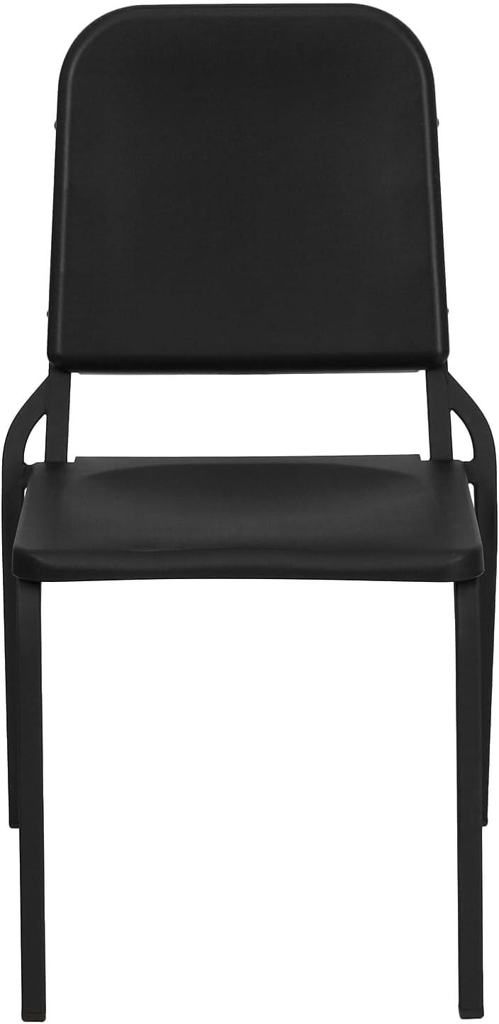 image:imageFlash Furniture 5 Pack HERCULES Series Black High Density Stackable Melody BandMusic Chair1 Pack