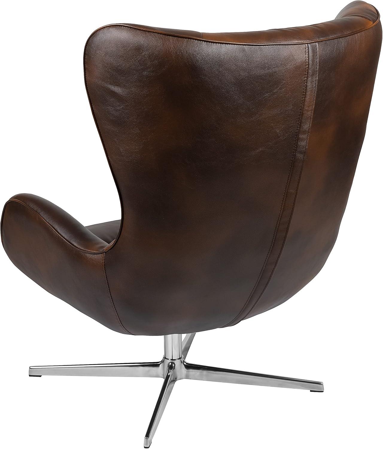image:imageFlash Furniture Egg Series White LeatherSoft Side Reception ChairBomber Jacket Leathersoft