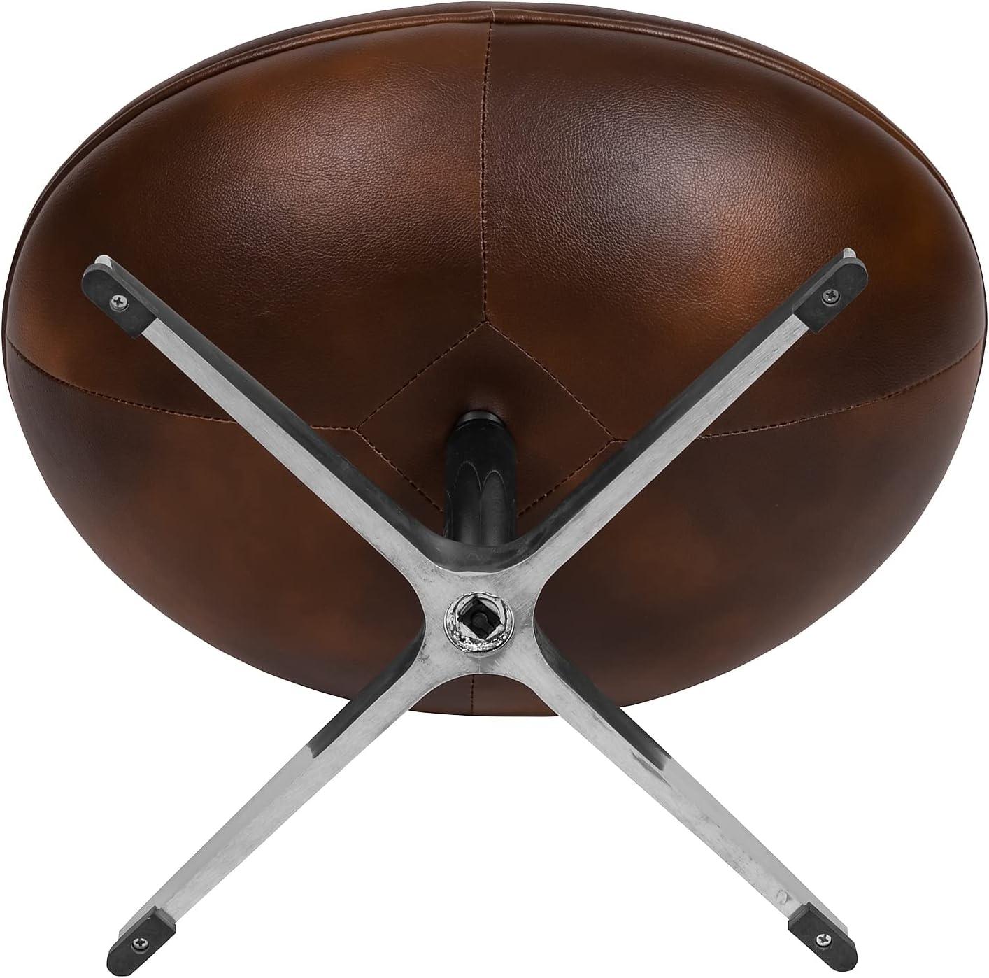 image:imageFlash Furniture Egg Series White LeatherSoft Side Reception ChairBomber Jacket Leathersoft