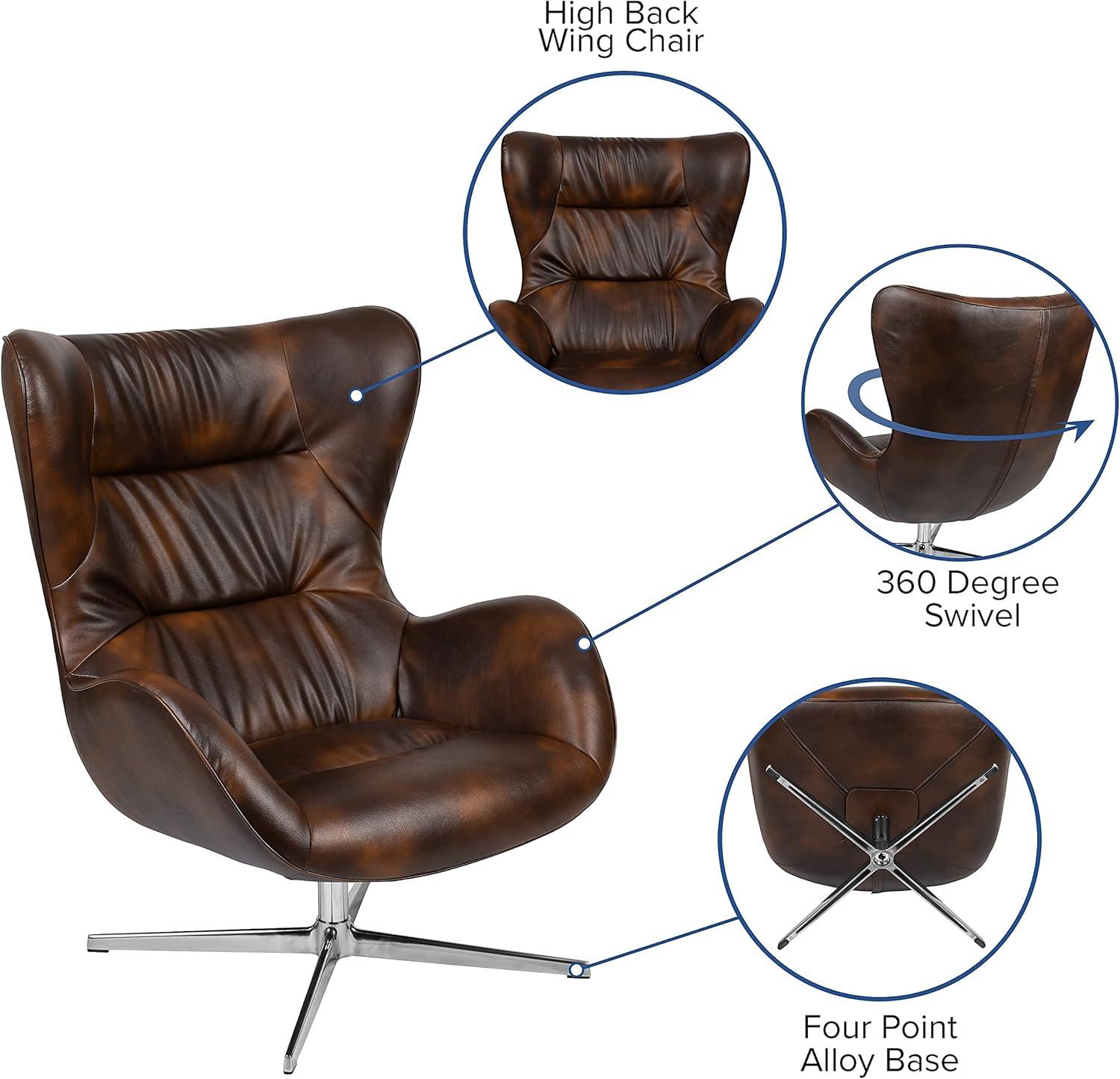 image:imageFlash Furniture Egg Series White LeatherSoft Side Reception ChairBomber Jacket Leathersoft