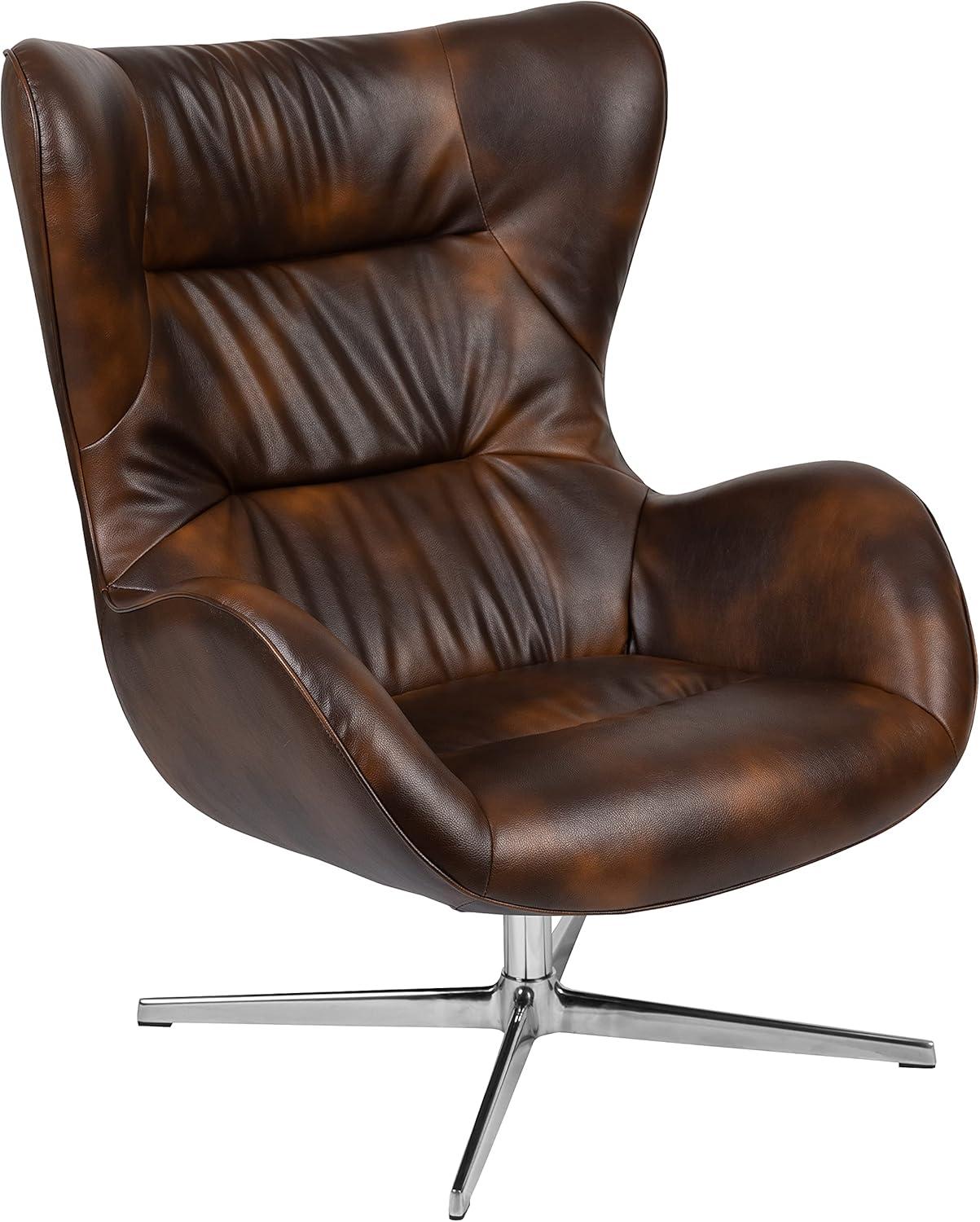 image:imageFlash Furniture Egg Series White LeatherSoft Side Reception ChairBomber Jacket Leathersoft