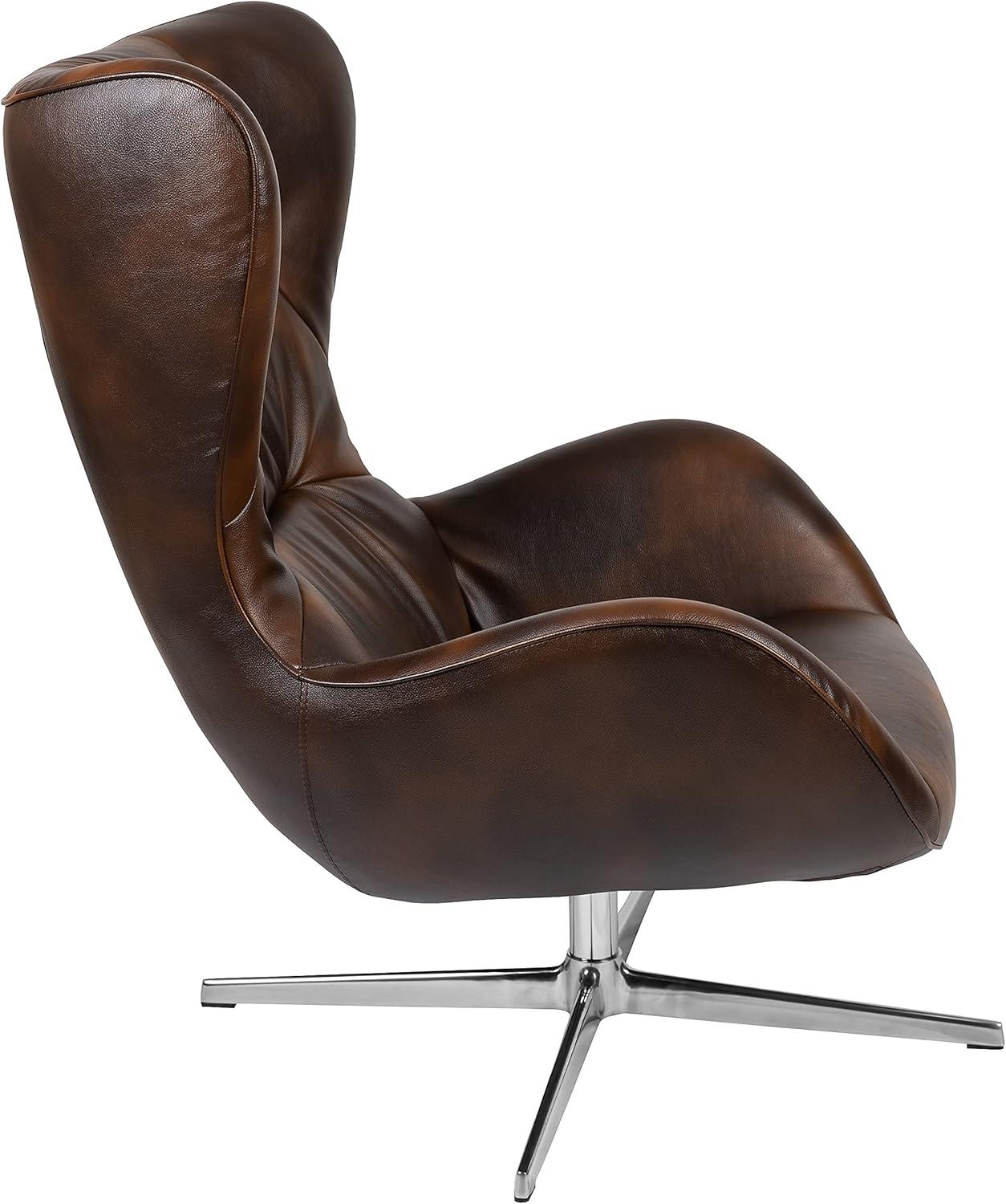 image:imageFlash Furniture Egg Series White LeatherSoft Side Reception ChairBomber Jacket Leathersoft