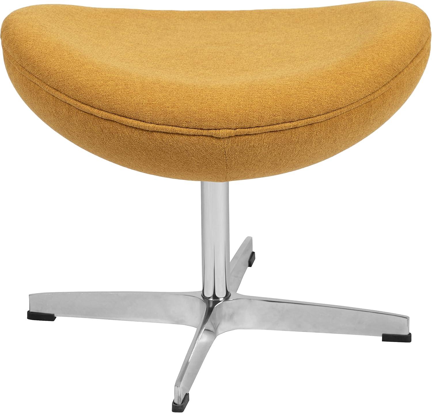 image:imageFlash Furniture Egg Series White LeatherSoft Side Reception ChairCitron Fabric