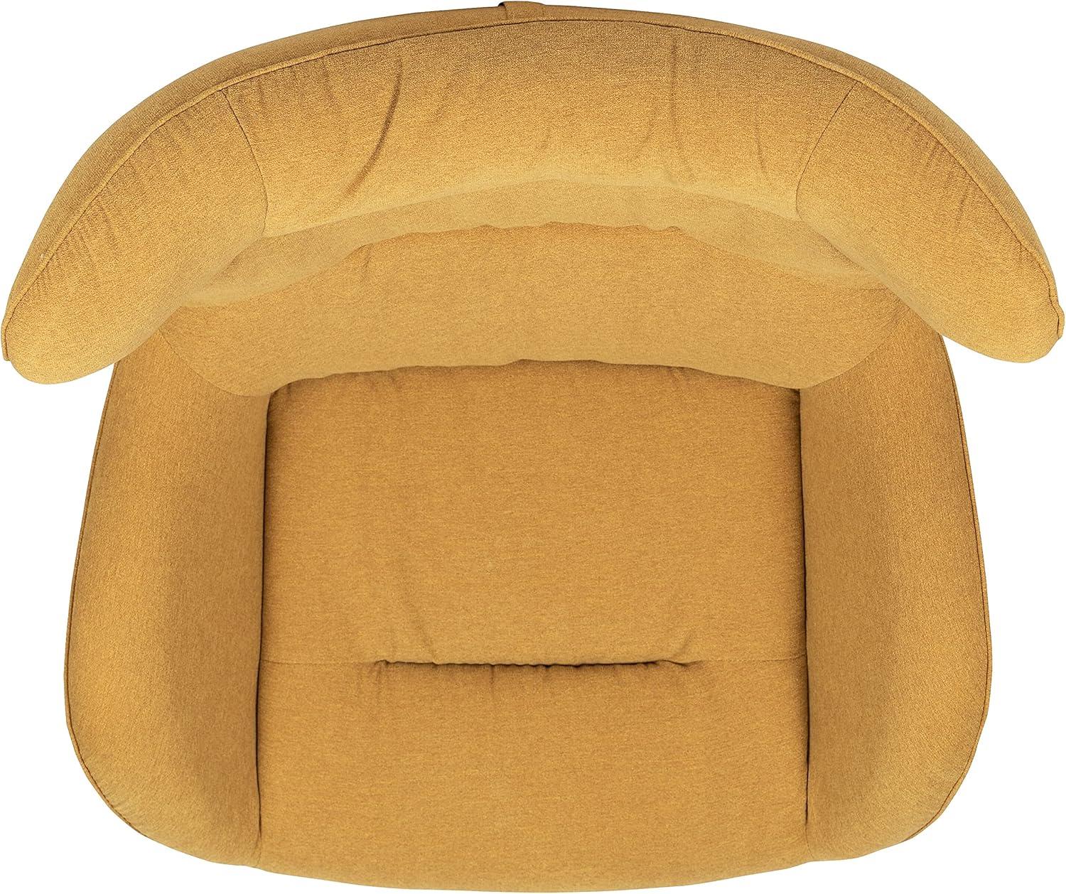 image:imageFlash Furniture Egg Series White LeatherSoft Side Reception ChairCitron Fabric