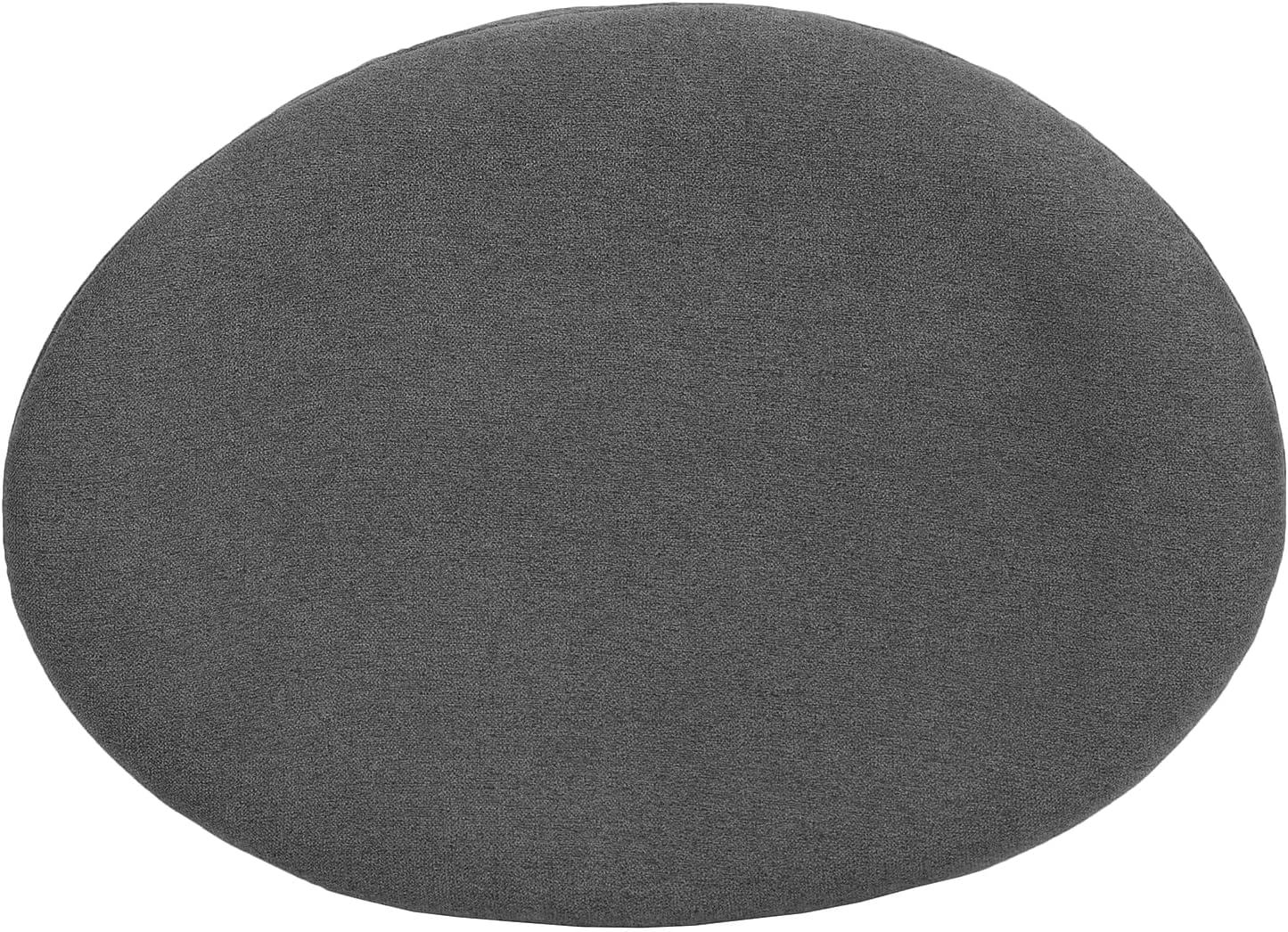 image:imageFlash Furniture Egg Series White LeatherSoft Side Reception ChairGray Fabric