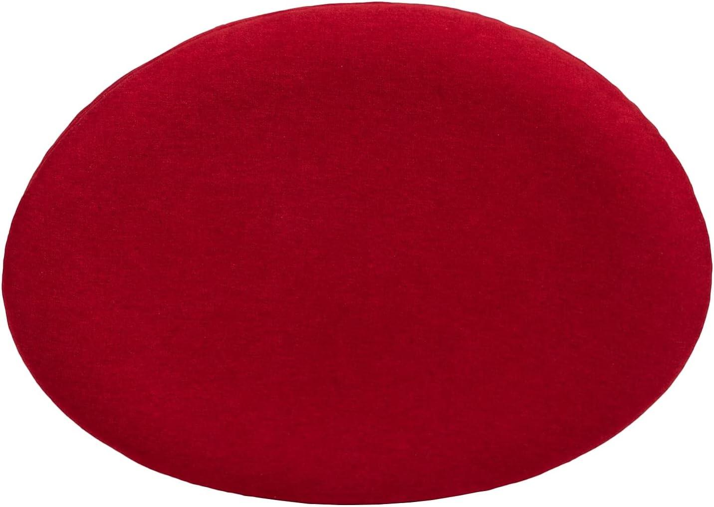 image:imageFlash Furniture Egg Series White LeatherSoft Side Reception ChairRed Fabric