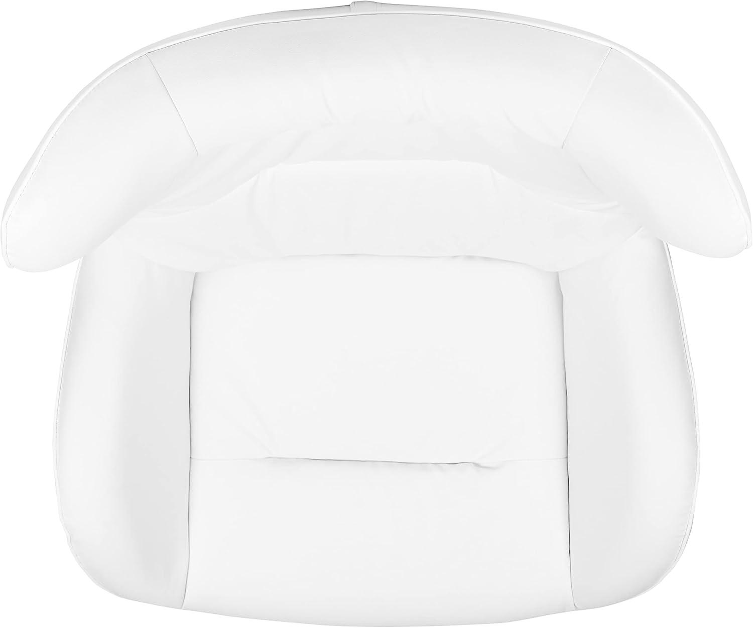 image:imageFlash Furniture Egg Series White LeatherSoft Side Reception ChairWhite Leathersoft