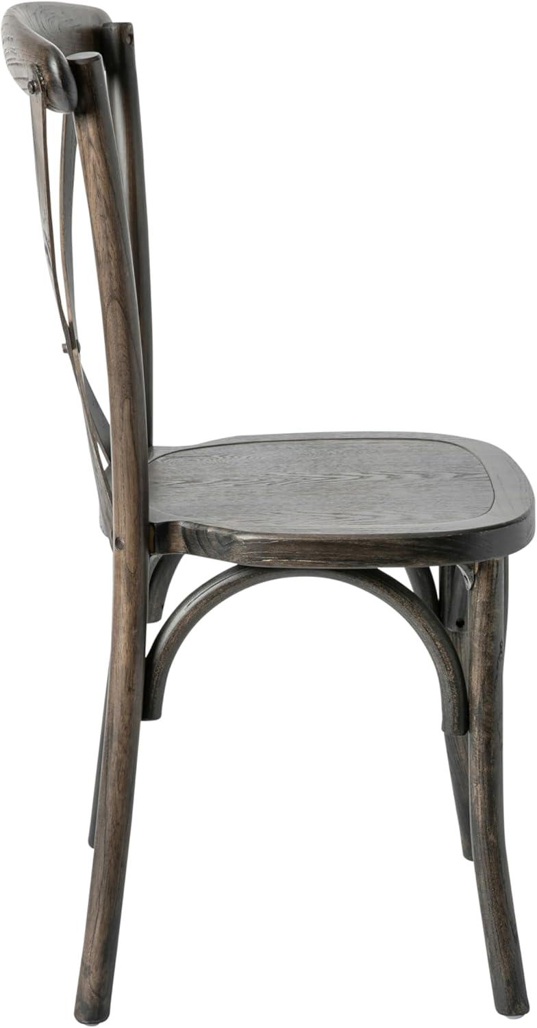 image:imageFlash Furniture HERCULES Series Early American Cross Back ChairEarly American