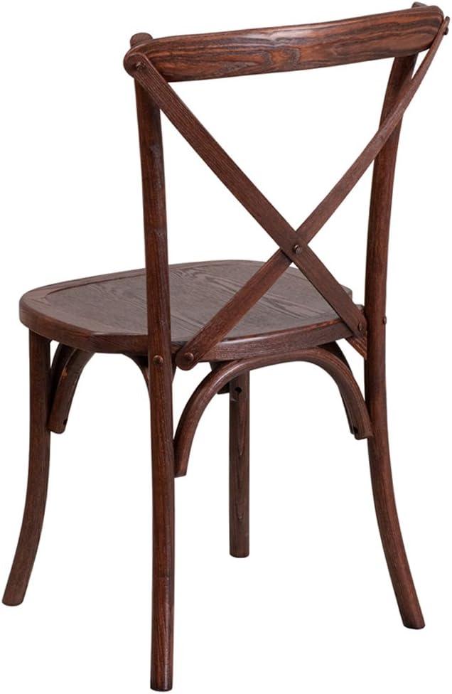 image:imageFlash Furniture HERCULES Series Early American Cross Back ChairMahogany