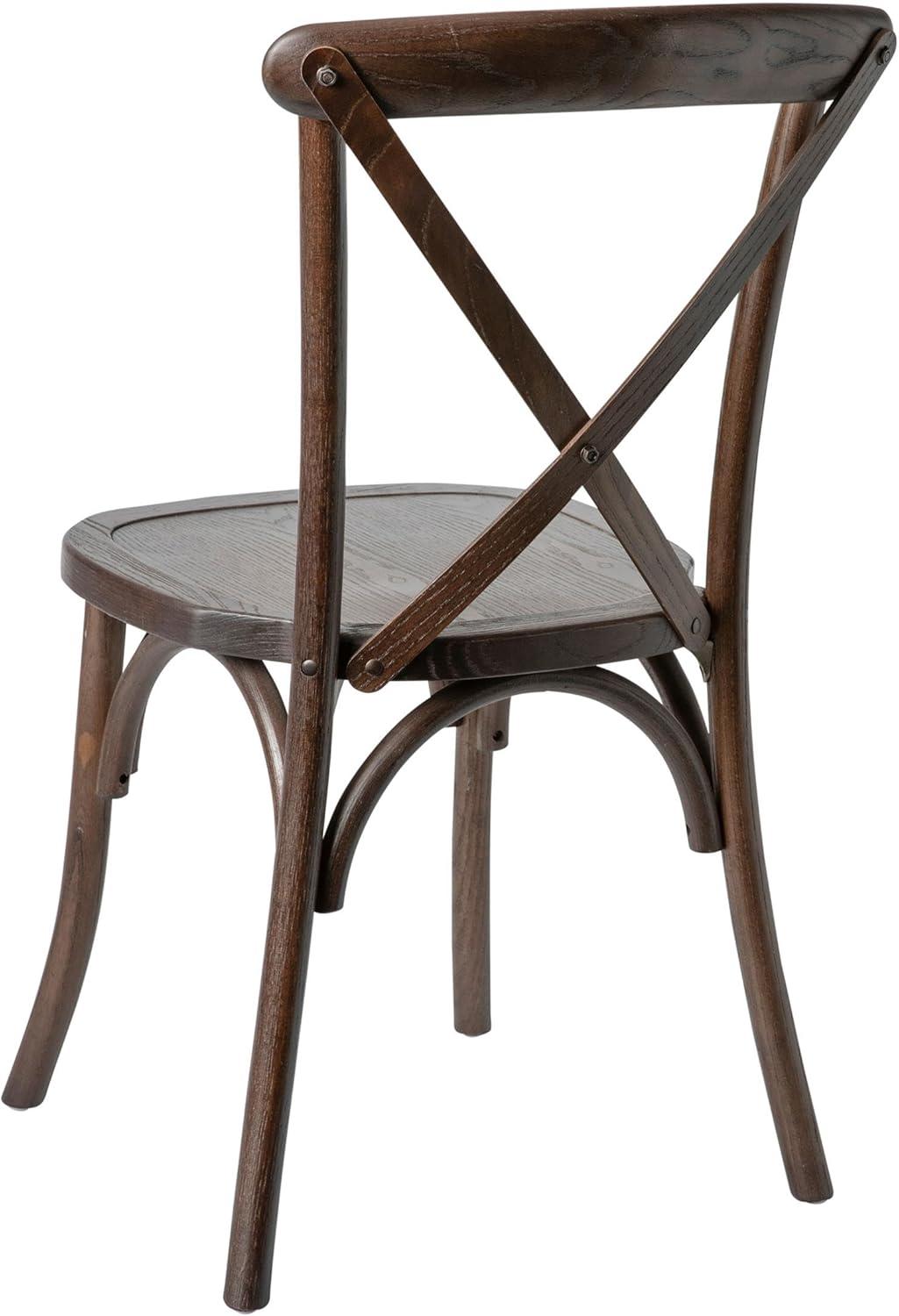 image:imageFlash Furniture HERCULES Series Early American Cross Back ChairMahogany
