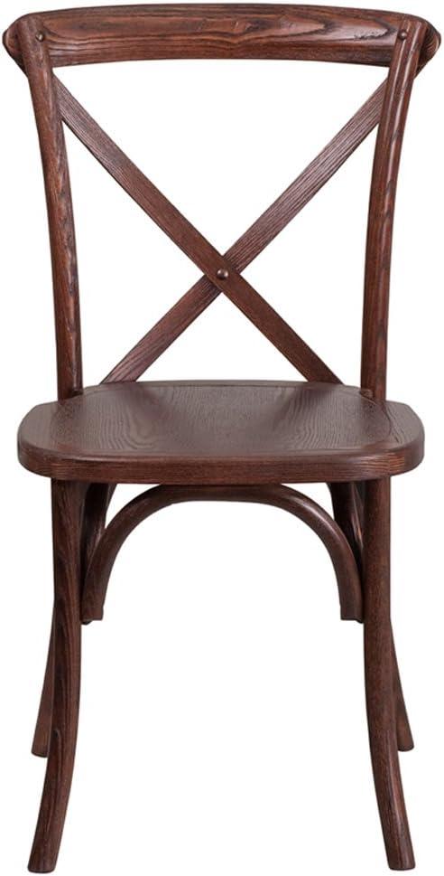 image:imageFlash Furniture HERCULES Series Early American Cross Back ChairMahogany