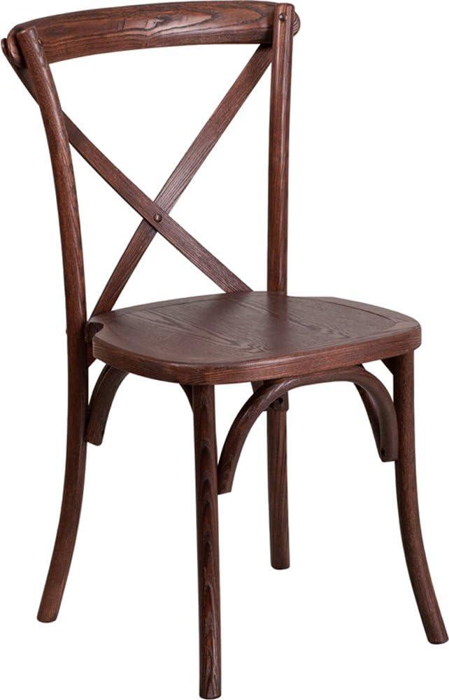 image:imageFlash Furniture HERCULES Series Early American Cross Back ChairMahogany