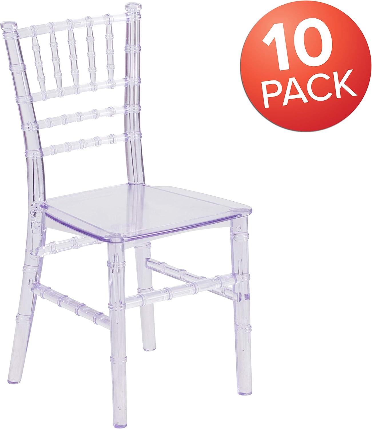 image:imageFlash Furniture Hercules Series Childrens Resin Event Chair CommercialResidential All Occasion Chair 330 lb Static Weight Capacity GoldClear