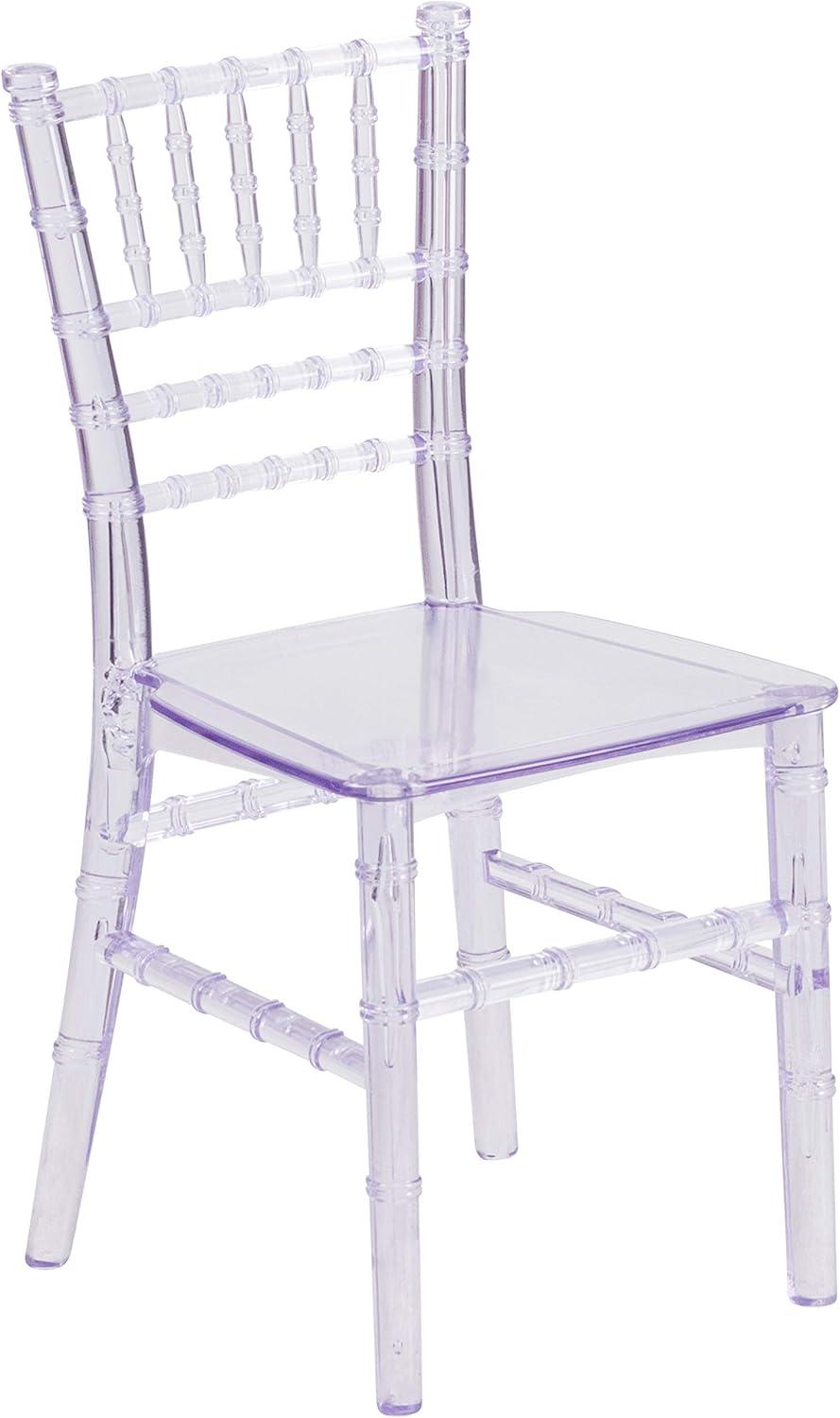 image:imageFlash Furniture Hercules Series Childrens Resin Event Chair CommercialResidential All Occasion Chair 330 lb Static Weight Capacity GoldClear