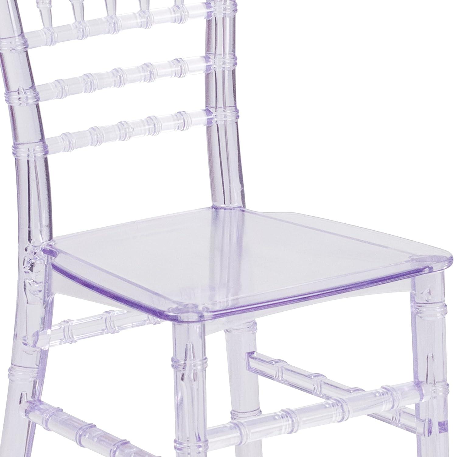 image:imageFlash Furniture Hercules Series Childrens Resin Event Chair CommercialResidential All Occasion Chair 330 lb Static Weight Capacity GoldClear