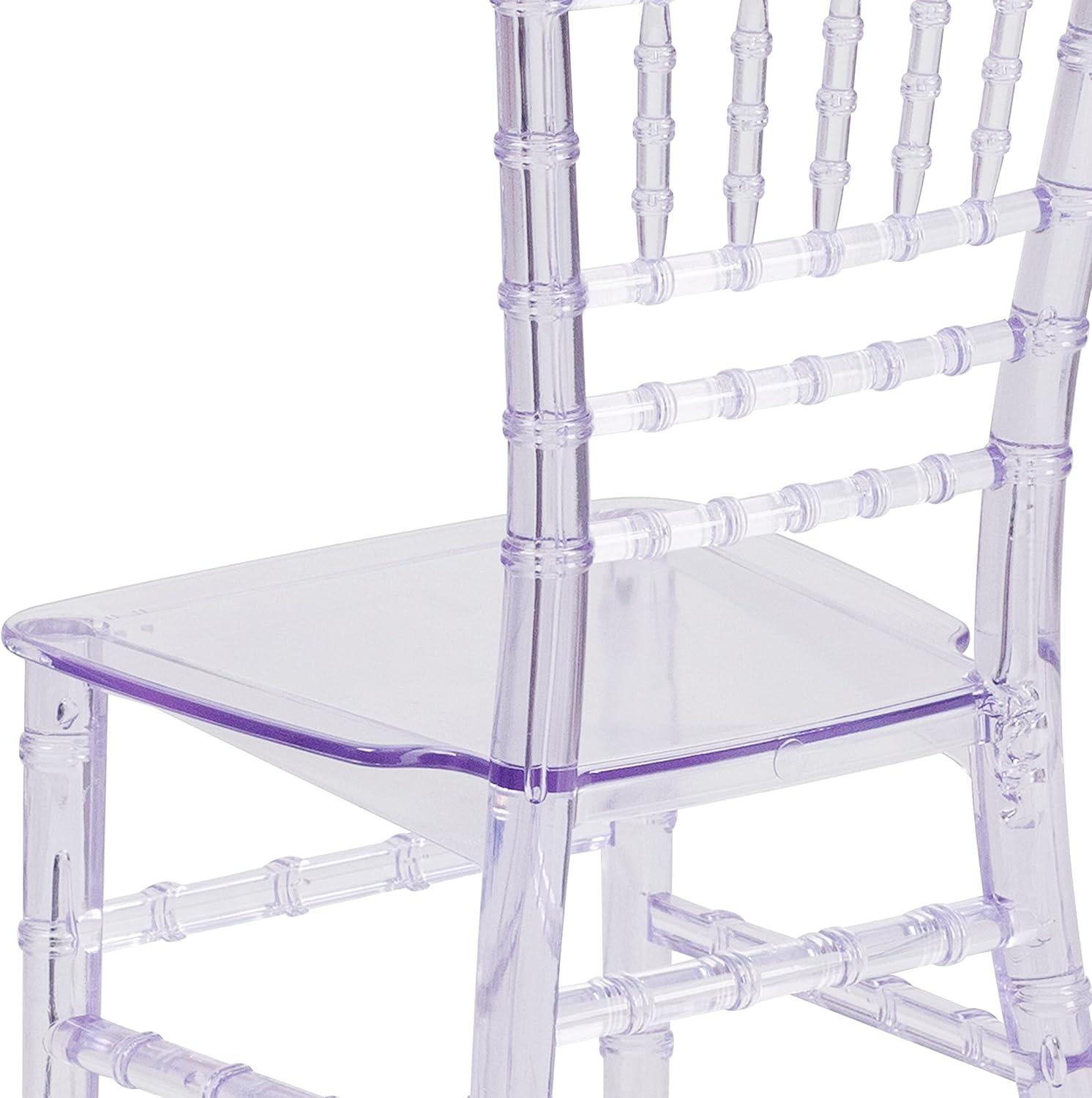 image:imageFlash Furniture Hercules Series Childrens Resin Event Chair CommercialResidential All Occasion Chair 330 lb Static Weight Capacity GoldClear