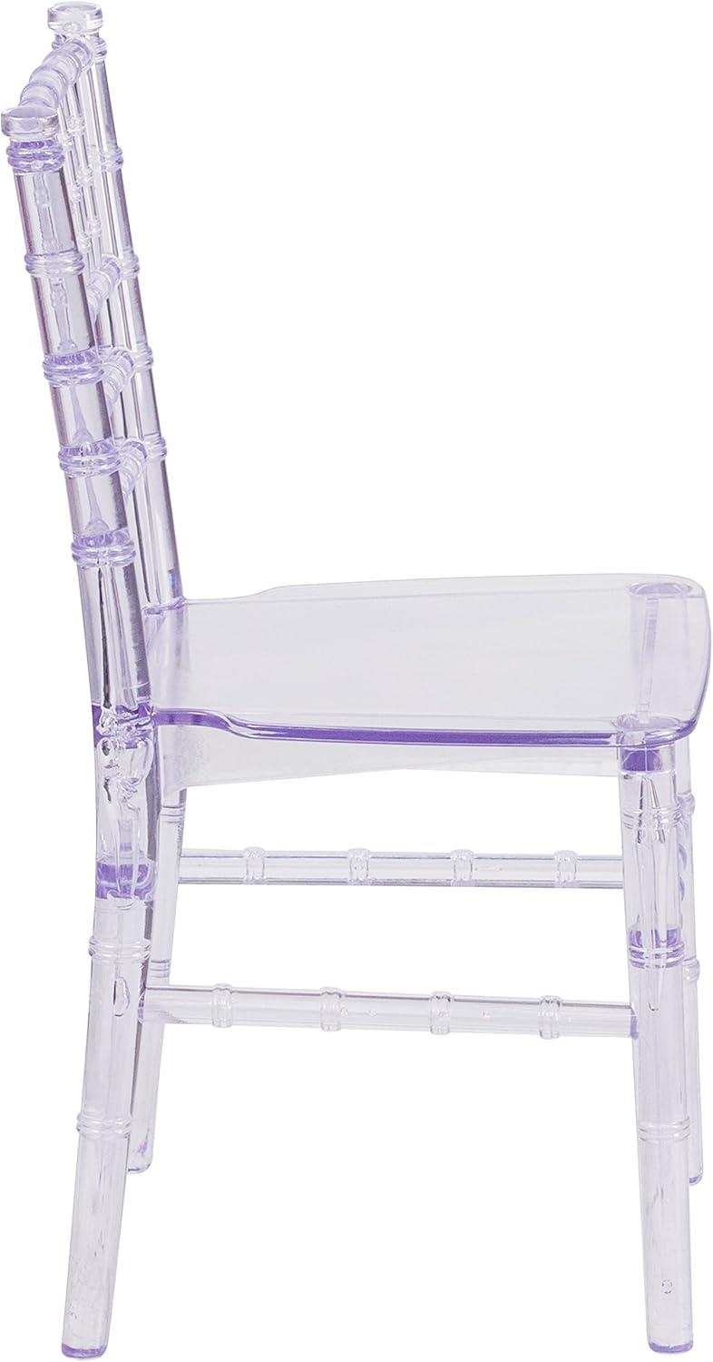 image:imageFlash Furniture Hercules Series Childrens Resin Event Chair CommercialResidential All Occasion Chair 330 lb Static Weight Capacity GoldClear