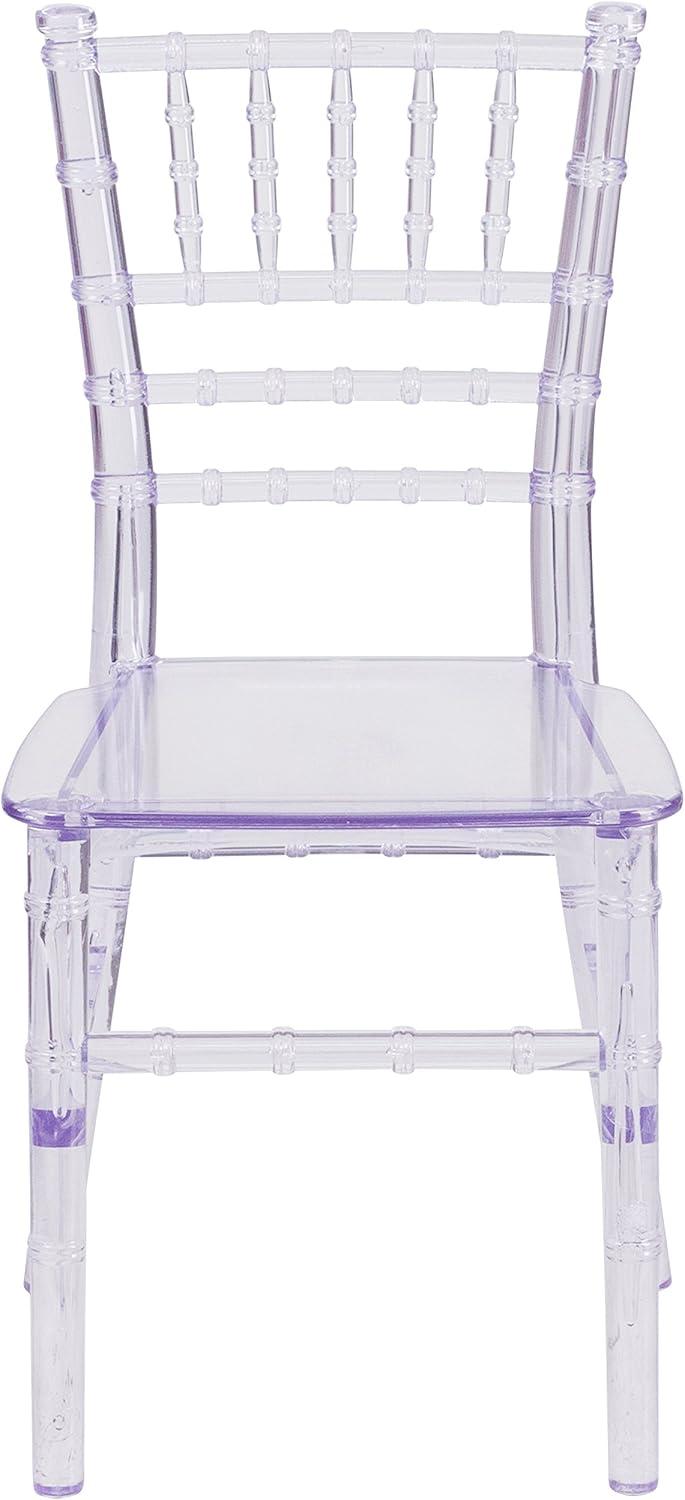 image:imageFlash Furniture Hercules Series Childrens Resin Event Chair CommercialResidential All Occasion Chair 330 lb Static Weight Capacity GoldClear