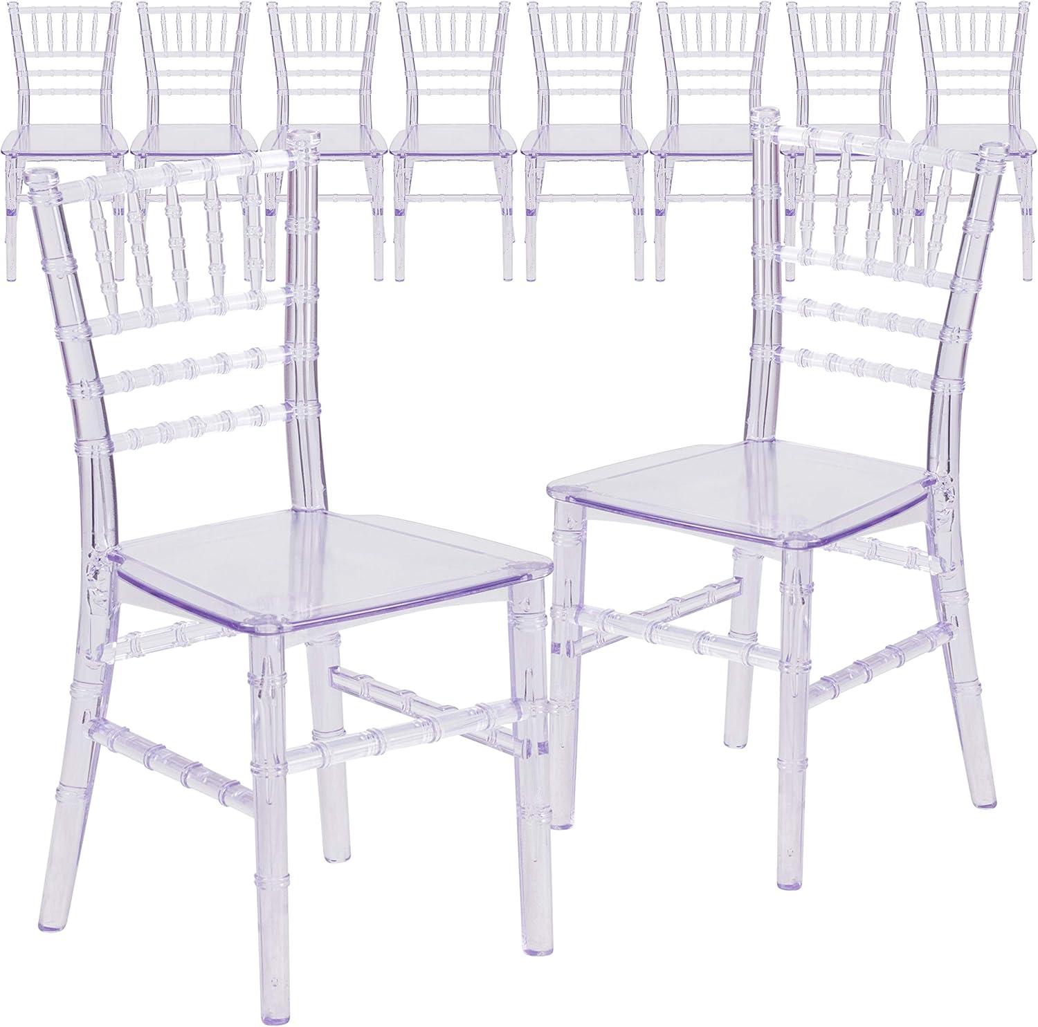 image:imageFlash Furniture Hercules Series Childrens Resin Event Chair CommercialResidential All Occasion Chair 330 lb Static Weight Capacity GoldClear